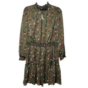 DREW by Anthropologie $308 NWT Sage Green Floral Dress – Size Large Boho